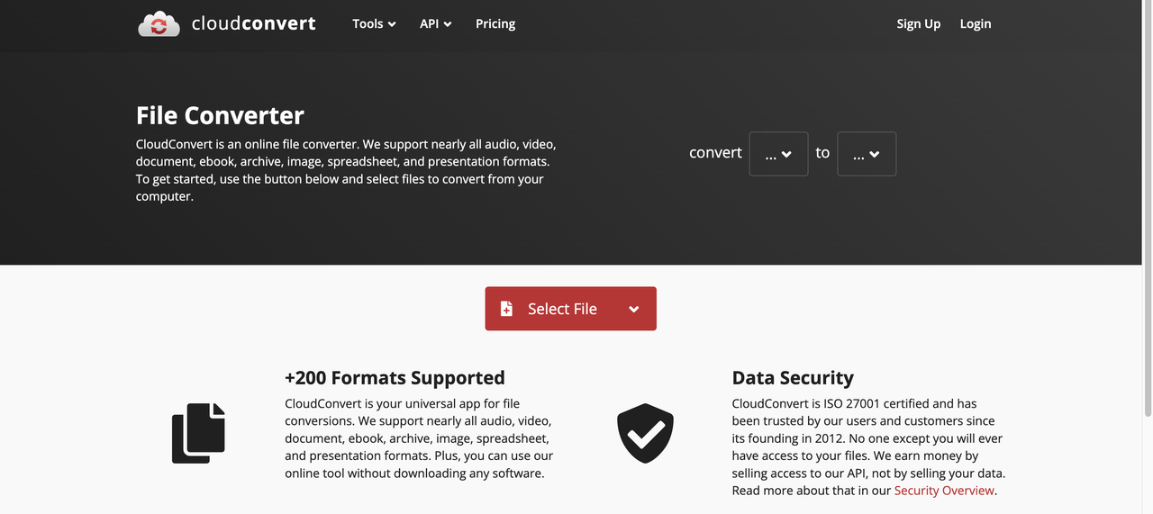 CloudConvert官网 CloudConvert官网