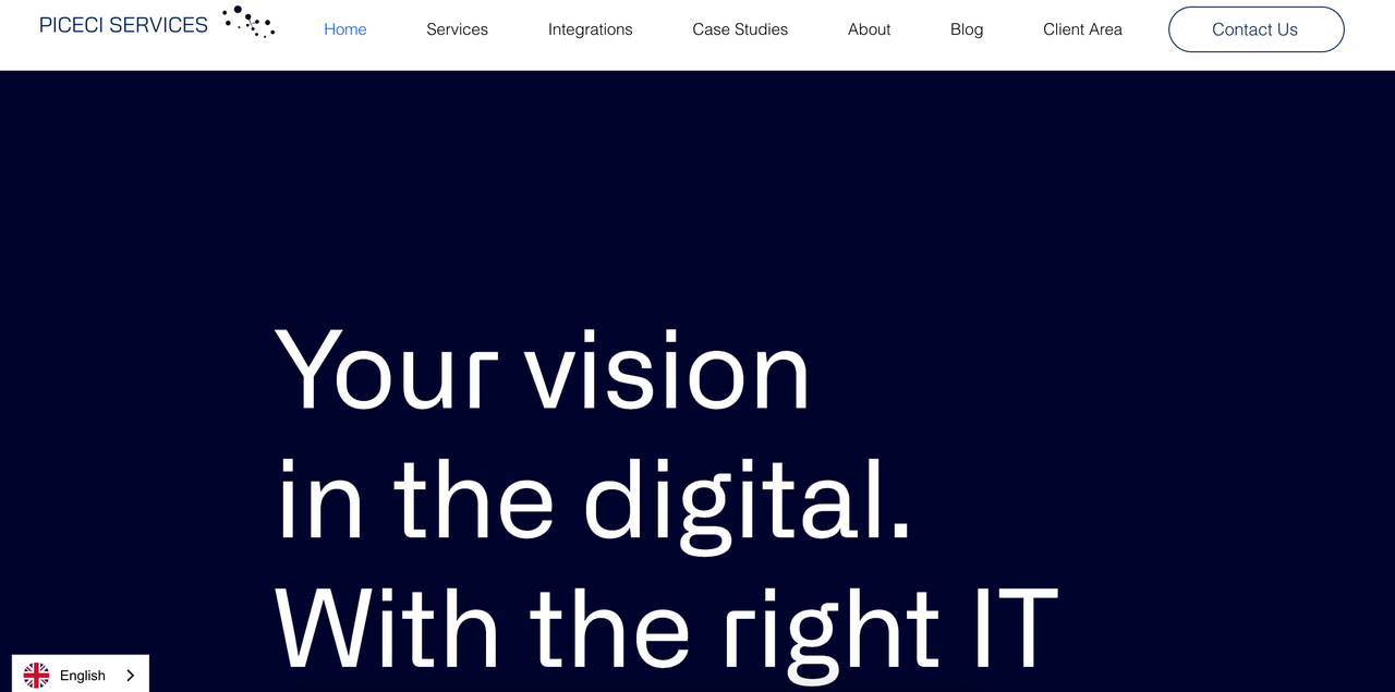 Piceci Services 首页.png