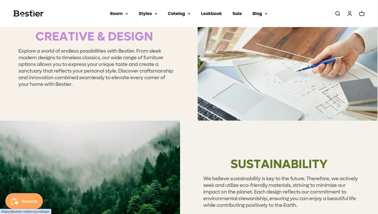 Bestier 关于我们页面 Bestier 关于我们页面