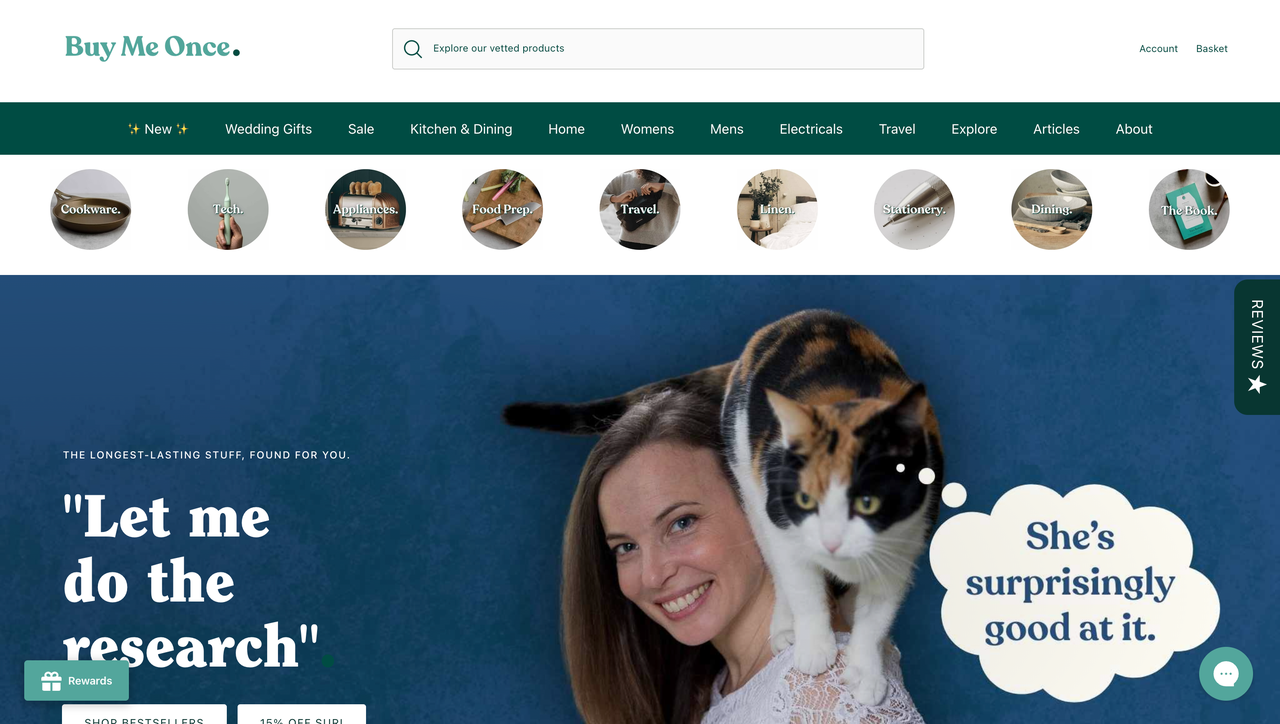 Buy Me Once耐用日品用 Buy Me Once耐用日品用