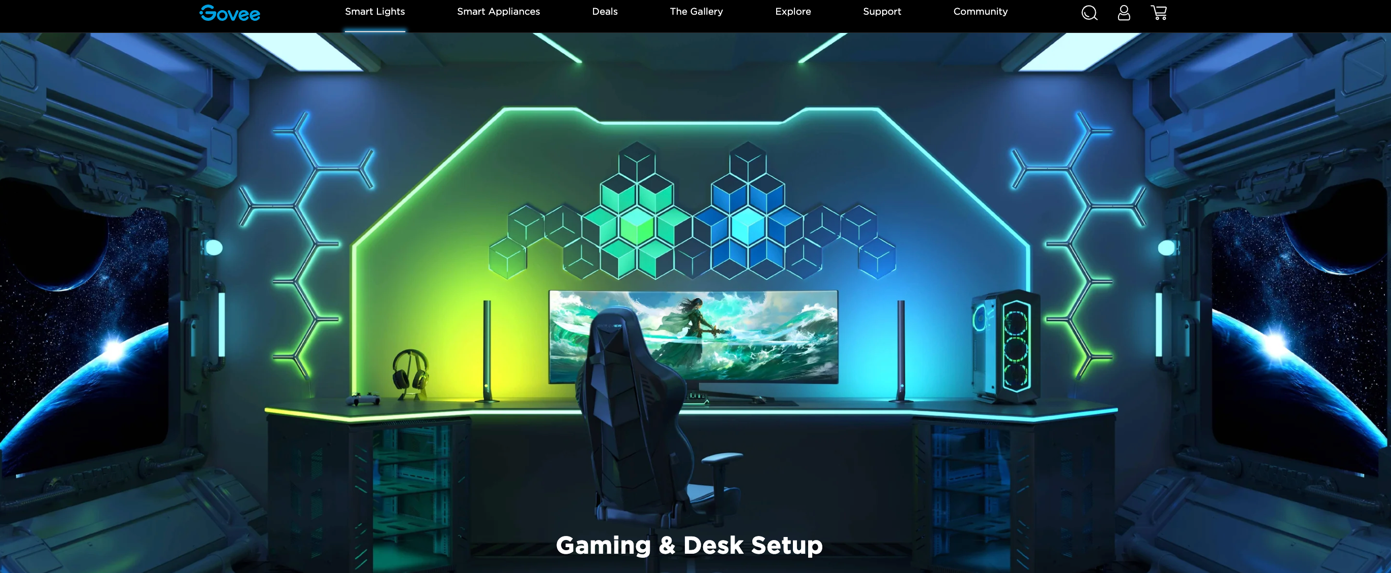 Govee电竞房氛围照明