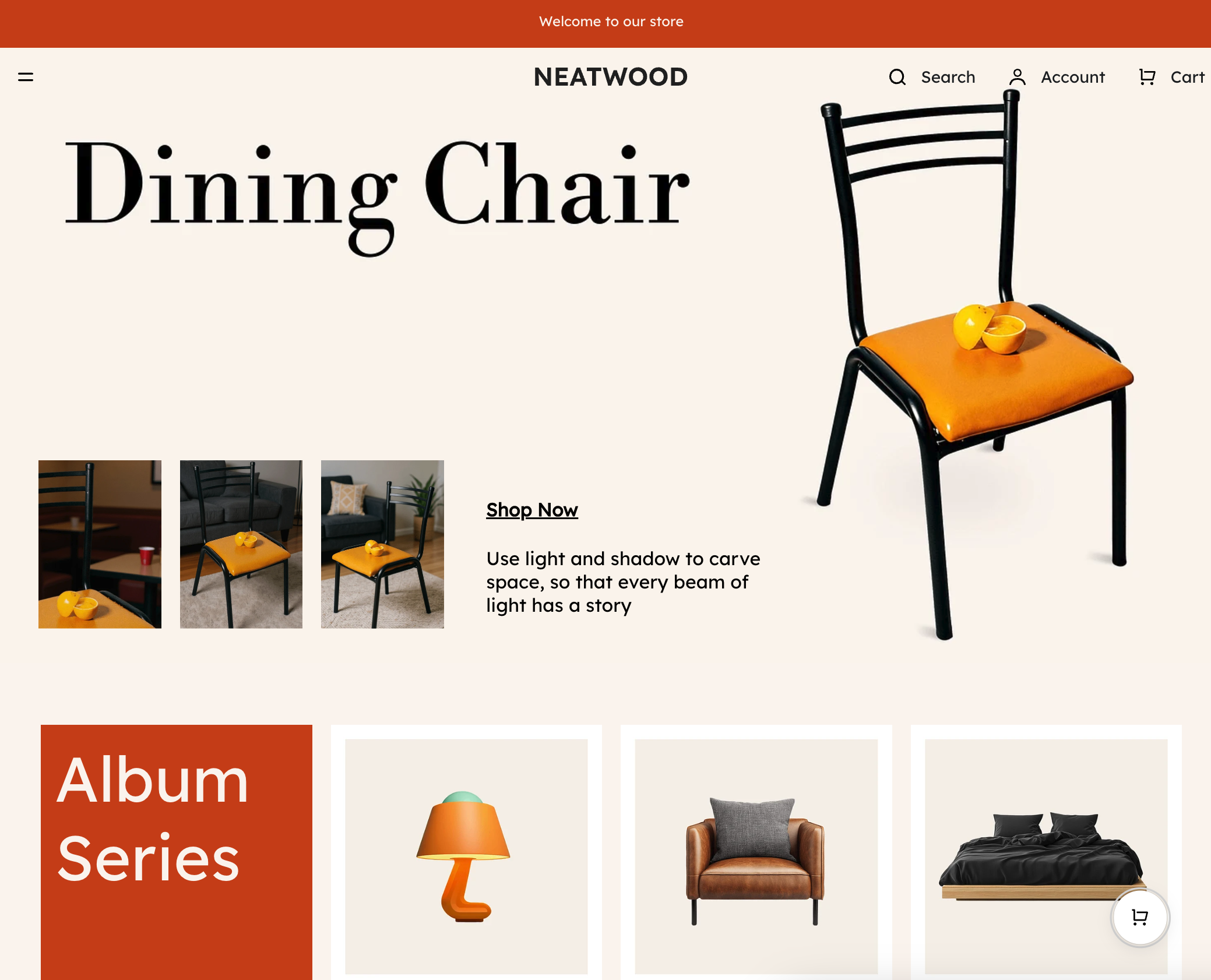 店匠Shoplazza Neatwood 主题