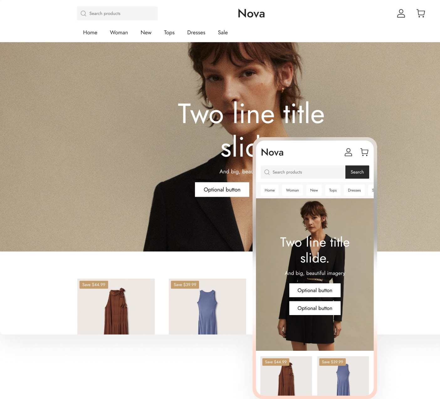 Nova建站模版演示站